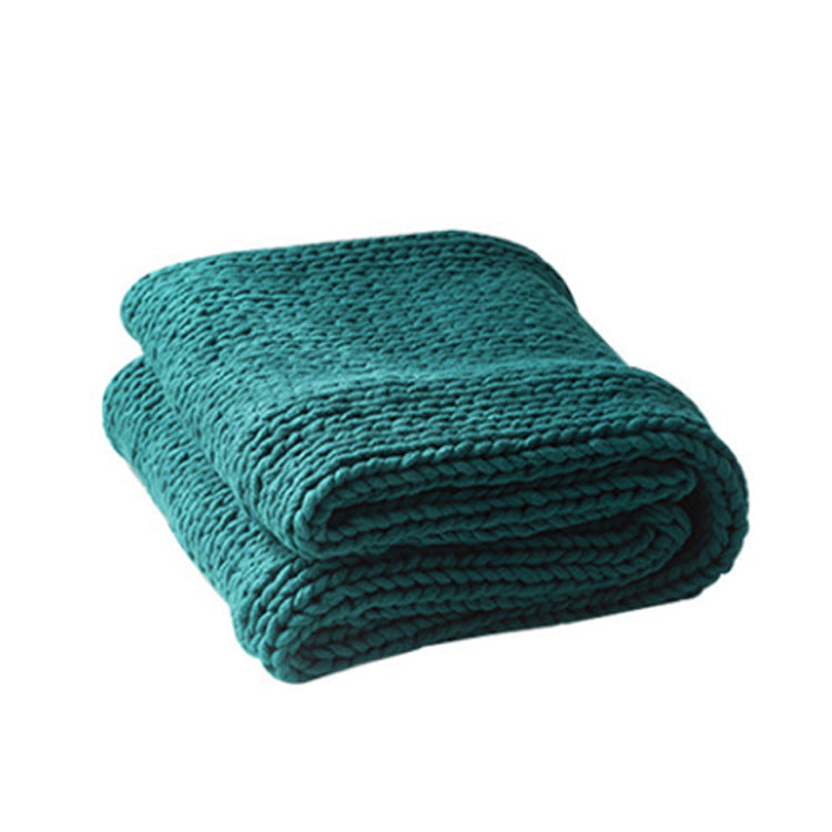 Sofa Lunch Break Knitted Office Nap Blanket Soft Warm Throw Blanket for Office Couch Rest Use