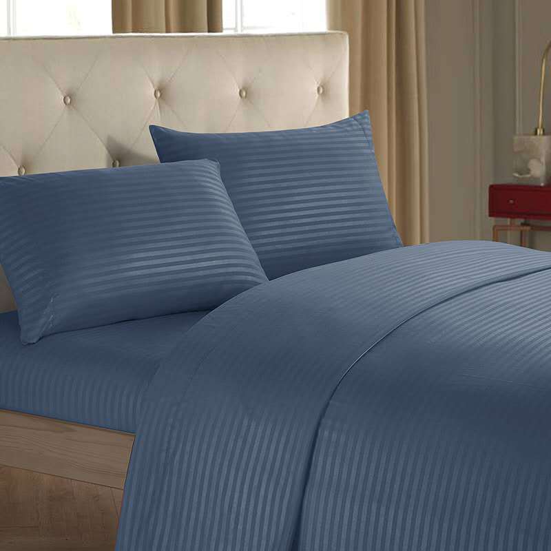 Luxury Mono Color Bedding Set Fitted Bed Sheets Soft Minimalist Bedroom Bedding Collection