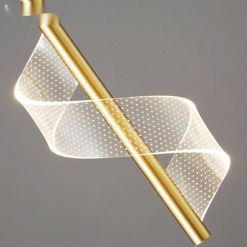 Light Luxury Copper Droplight – Minimalist Small Pendant Lamp