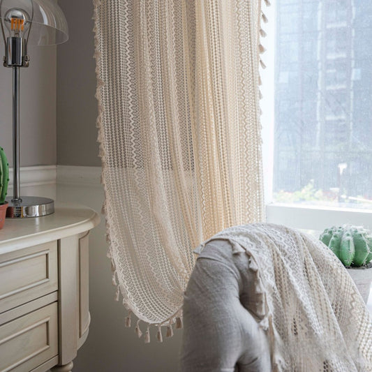 Hollow-Out Blackout Curtains for Living Room and Bedroom Elegant Modern Light Blocking Drapes