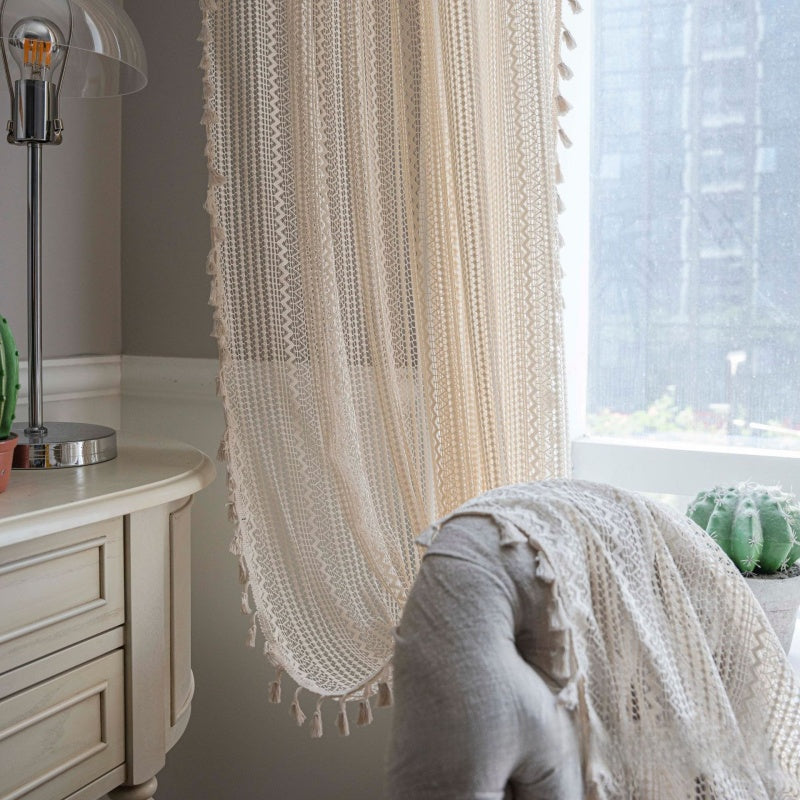 Hollow-Out Blackout Curtains for Living Room and Bedroom Elegant Modern Light Blocking Drapes