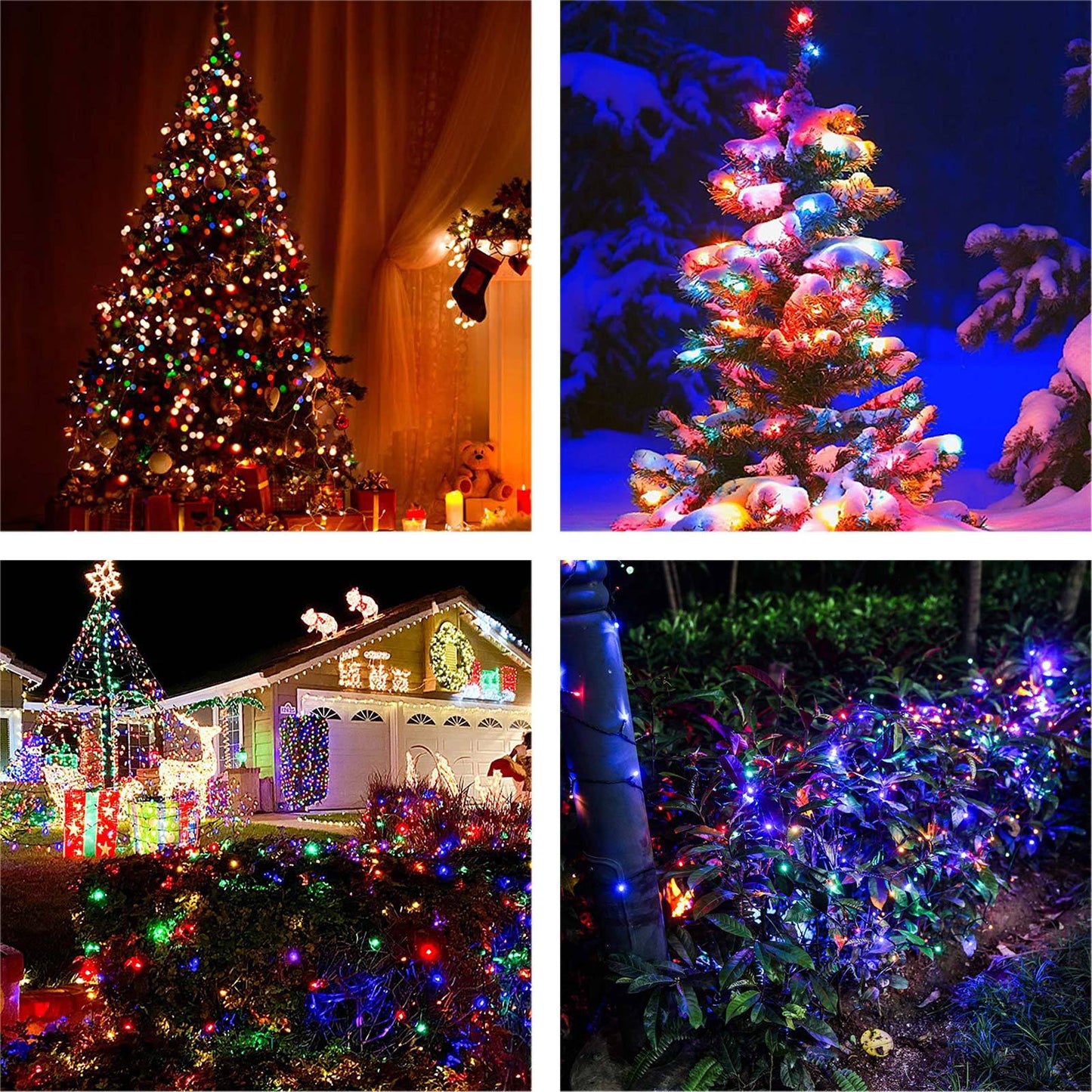 Solar Powered String Lights 8 Function LED Outdoor Waterproof Garden Fairy Lights for Patio Yard Decoration