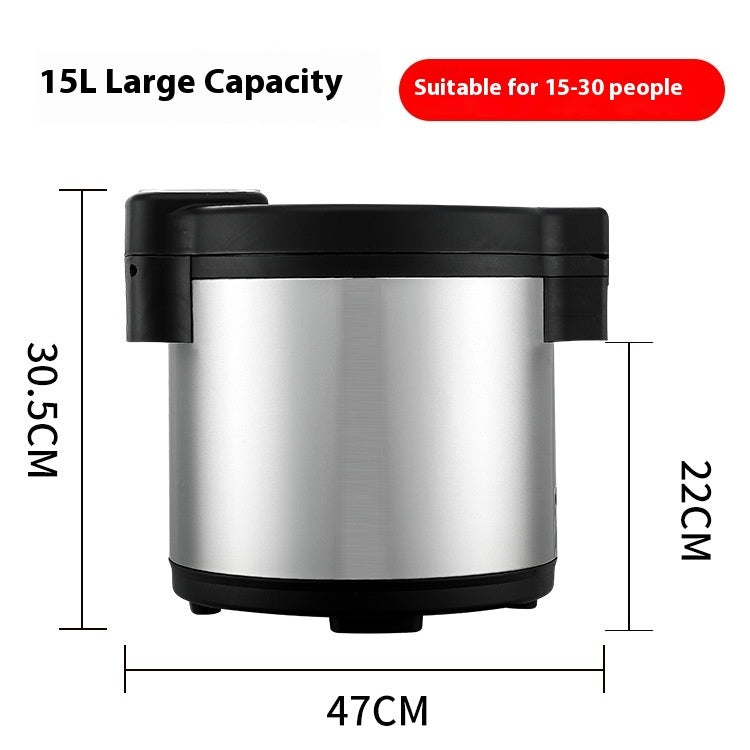 Commercial Insulated Heating Bucket – Thermostat Control Hot Water Container with Timer Function