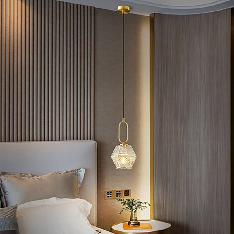 Modern Glass Chandelier Creative Restaurant Bar Simple Pendant Light Fixture Home Decor Lighting