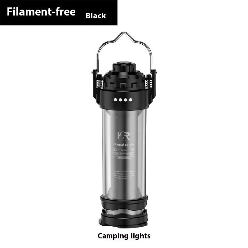 RHX Tactical Camping Lantern Outdoor Ambient Light Portable LED Emergency Camping Lamp