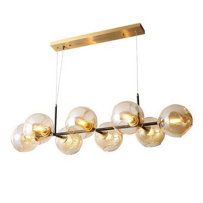 Sleek Glass-Ball Pendant Light – Luxury Bedroom & Dining Room Lighting