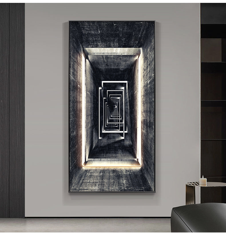 LED Vertical Wall Art Light for Aisle Entrance Modern Decorative Wall Lamp for Hallway Home Decor