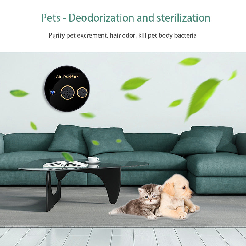 Portable Solar Electric Air Purifier Sterilization Deodorization Formaldehyde Removal Home & Outdoor Use