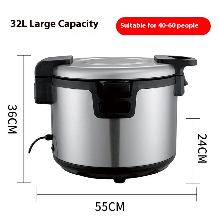 Commercial Insulated Heating Bucket – Thermostat Control Hot Water Container with Timer Function