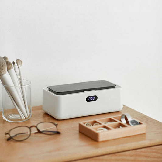 Ultrasonic Contact Lens Cleaning Machine Portable Electric Lens Cleaner Disinfection Storage Device