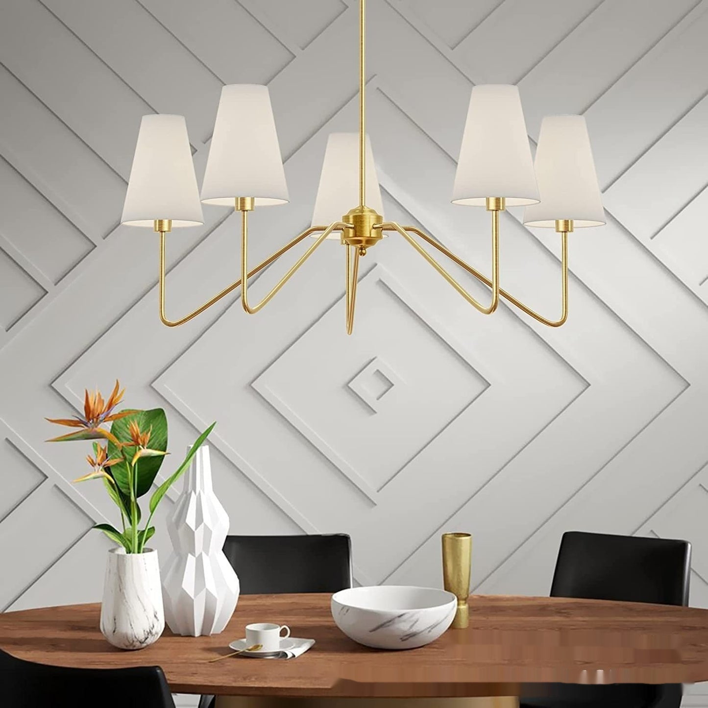 Industrial Retro Multi-Head Chandelier – Living Room Ceiling Light